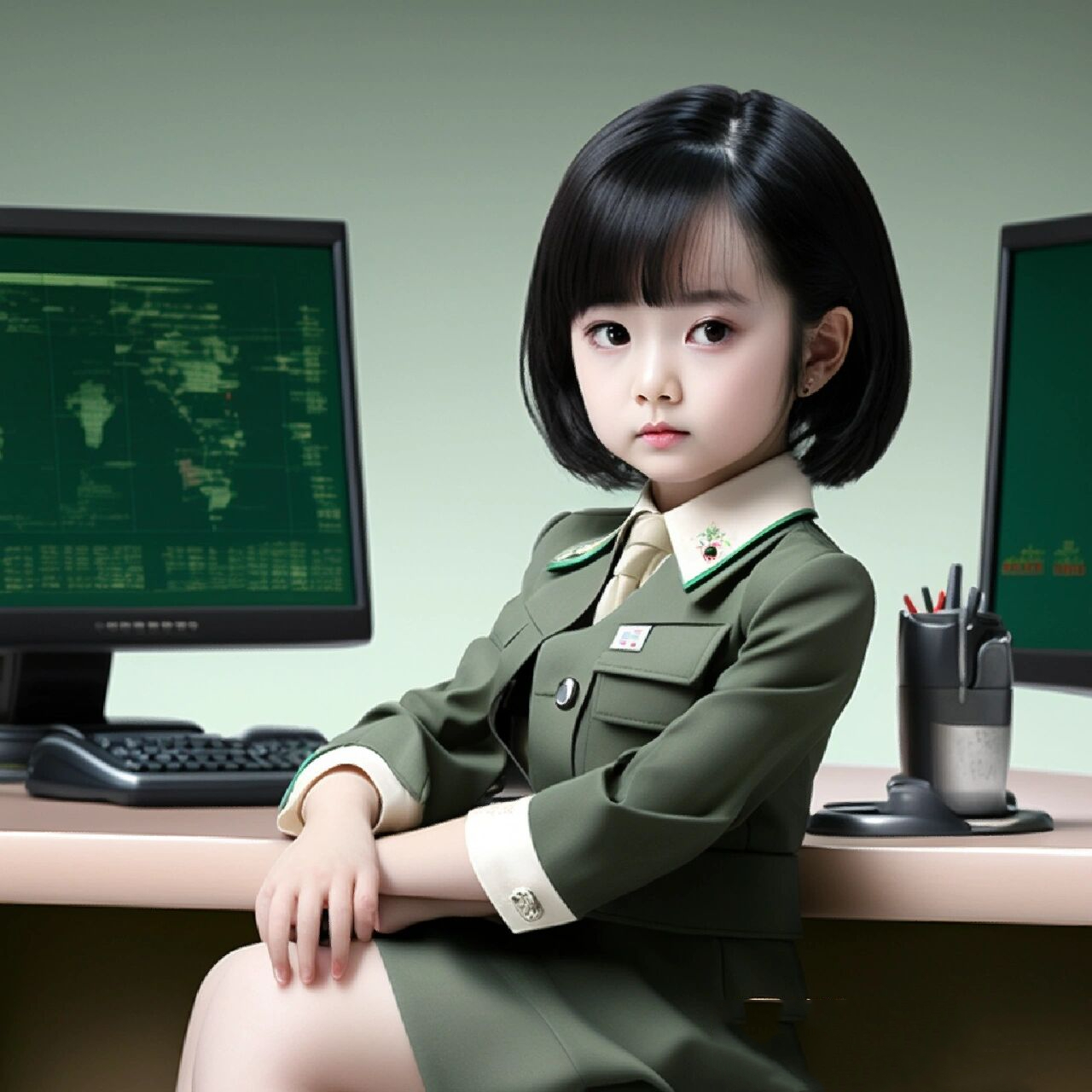 职业头像 办公室文员