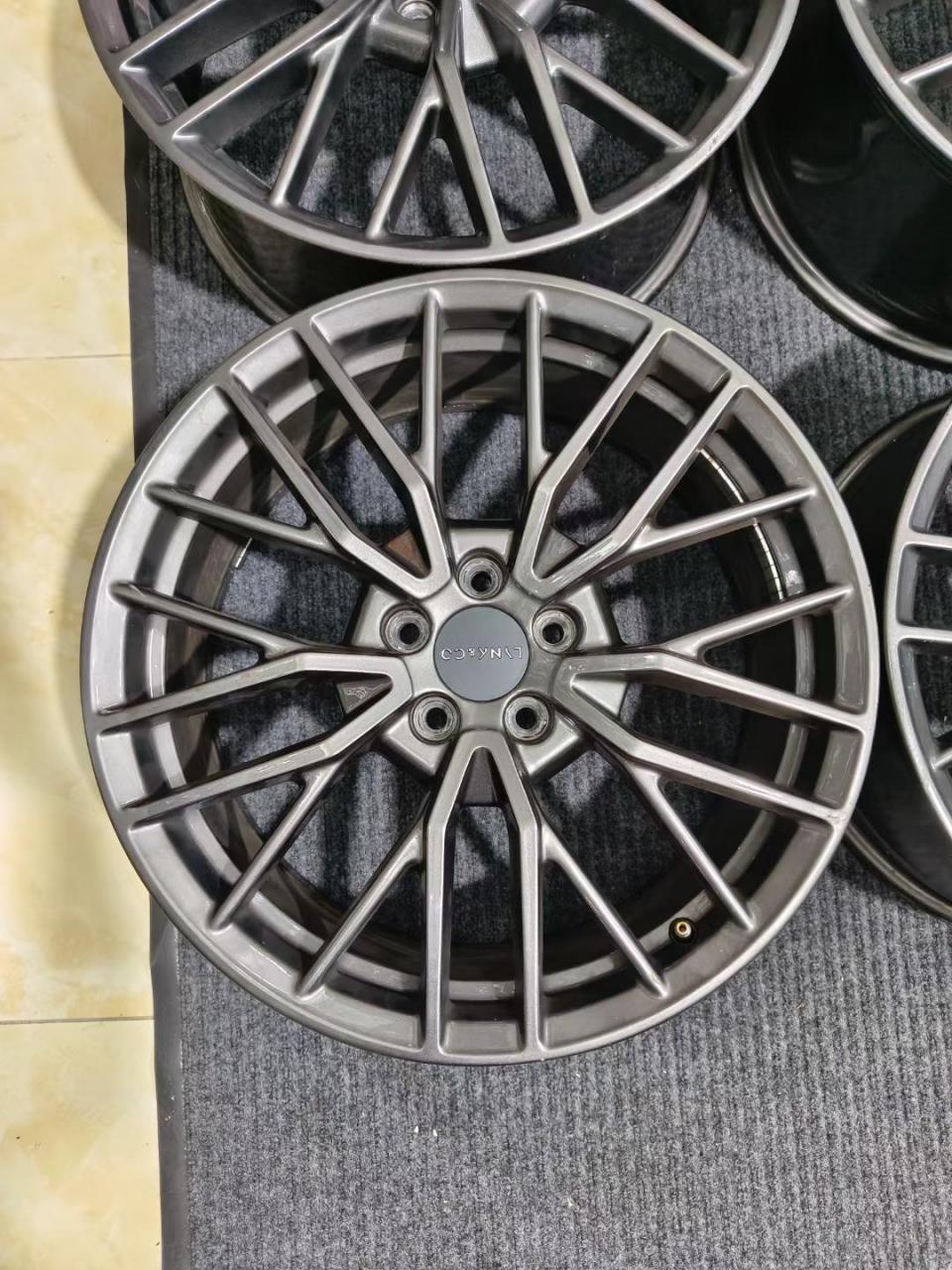 二手19寸锻造树杈轮毂 领克03 原厂锻造轮毂  领克03加19寸锻造轮毂