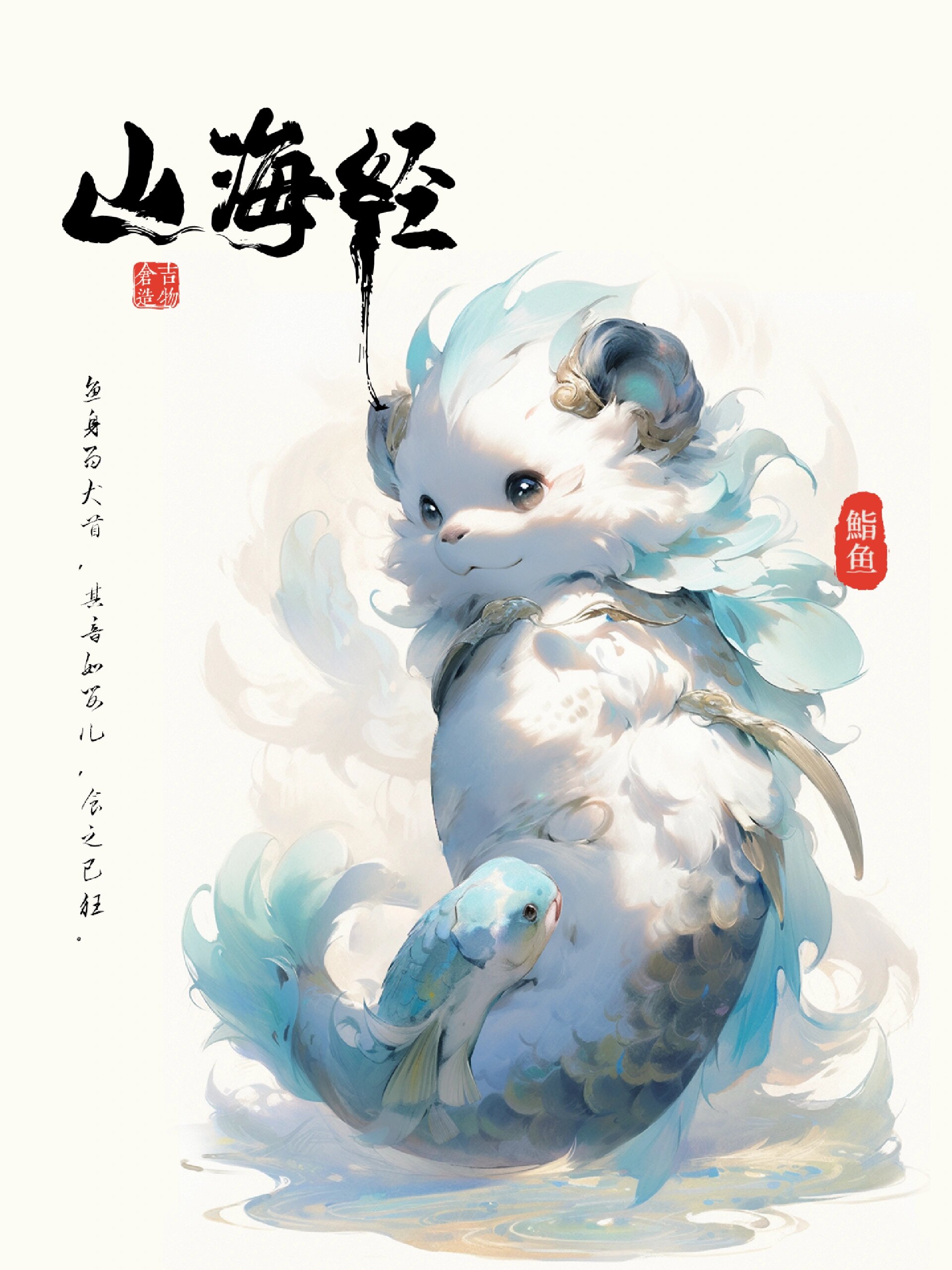 《山海经食用手册》鮨鱼,快看这鱼好像只狗