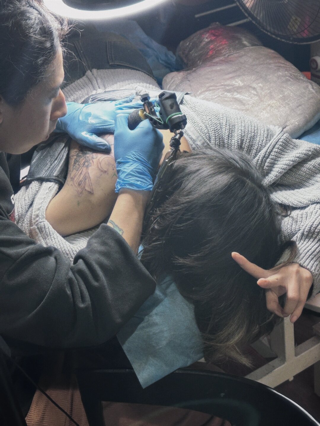 无数次想停下来上麻药 	 #纹身遮盖# #不如我们去tattoo