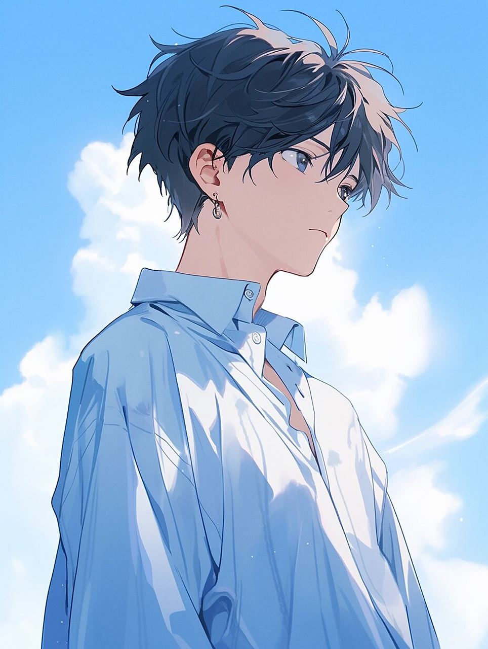 男生头像|痞帅侧脸杀90