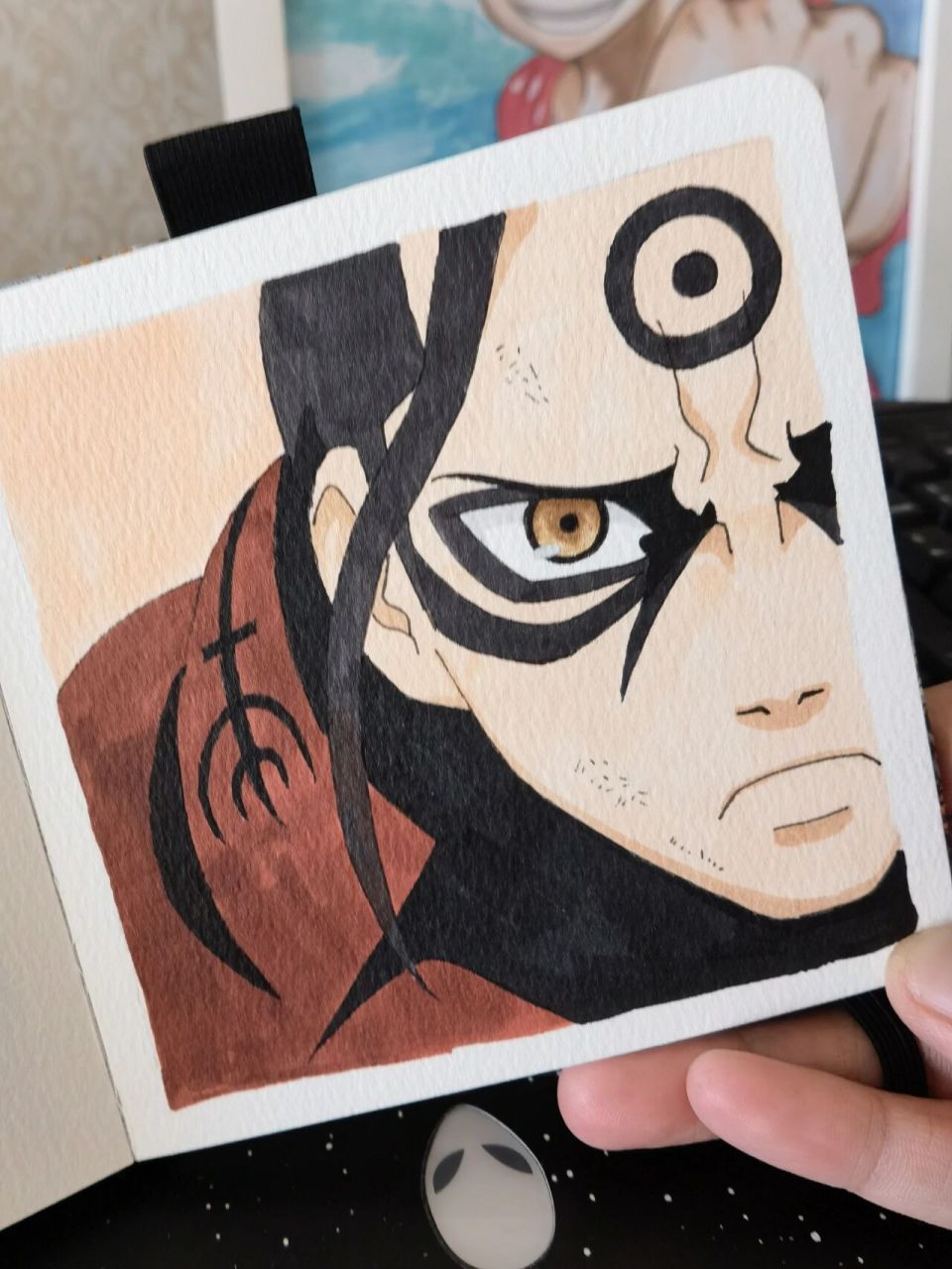 初代火影,千手柱间,一学就会的画法 真的是一步一步了,收藏起来慢慢画