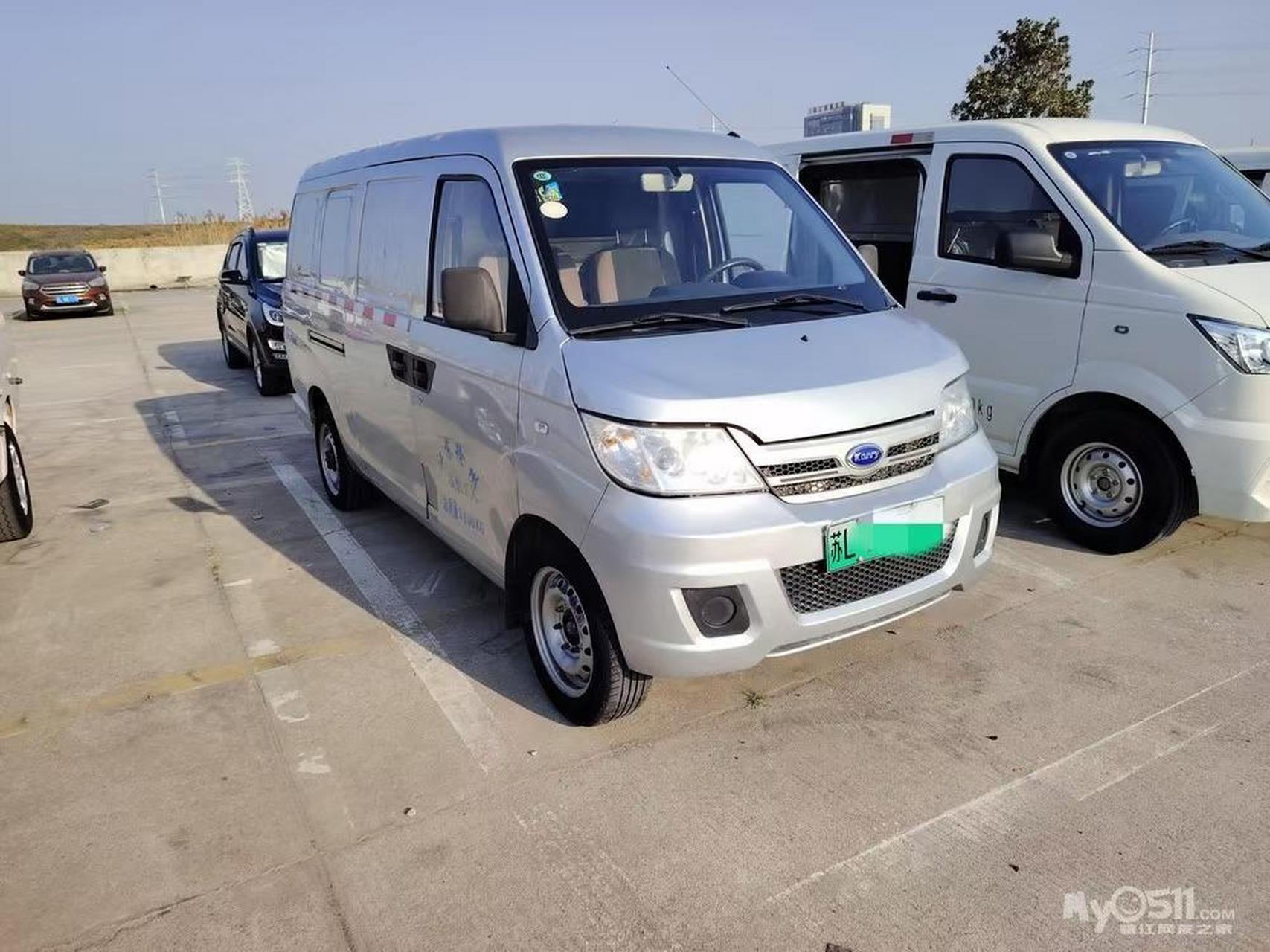 2018年11月上牌开瑞优优新能源面包车,年审保险2024年11月,官方续航