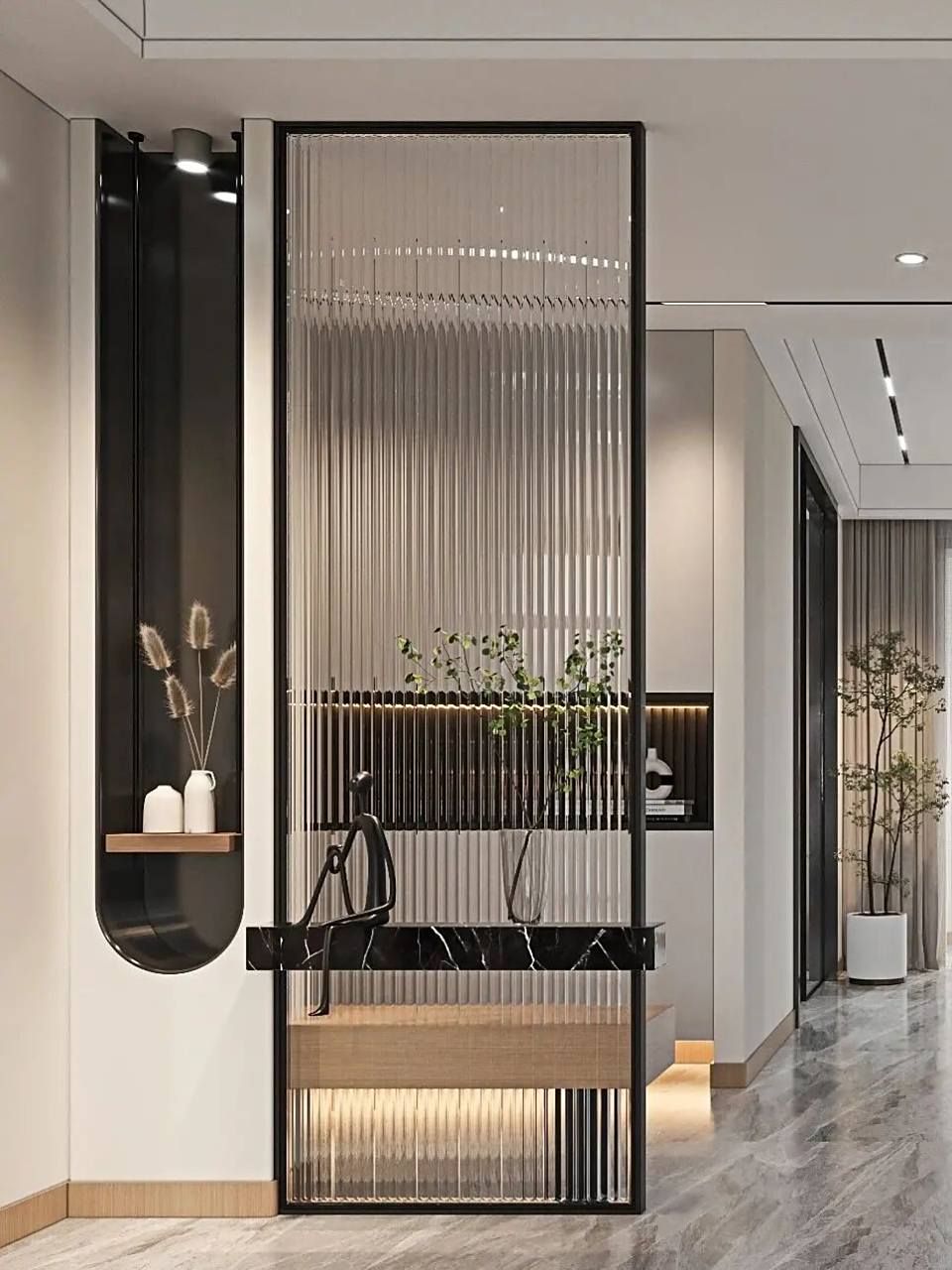 七款入户门隔断屏风 整理七款我心目中最好看的入户玄关隔断屏风,送给