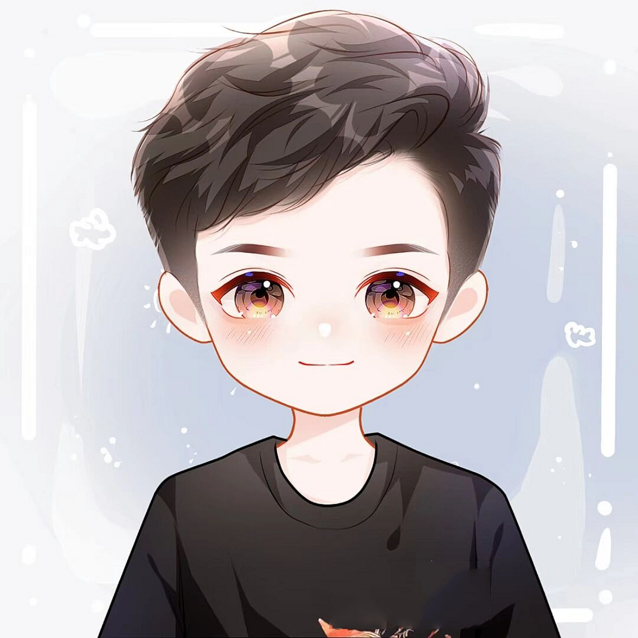 今日份手绘头像|帅气呆萌可爱男头