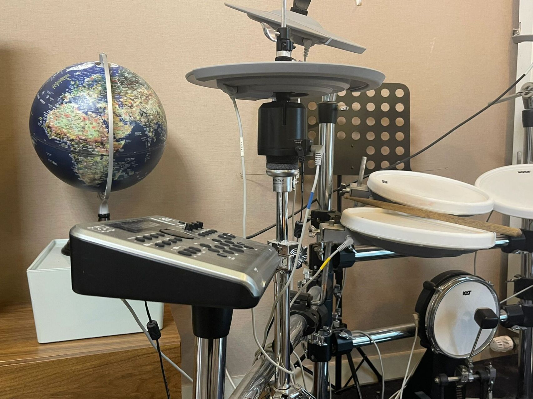 出售二手电子架子鼓 kat kt4 electronic drum set电鼓全套出售2800元
