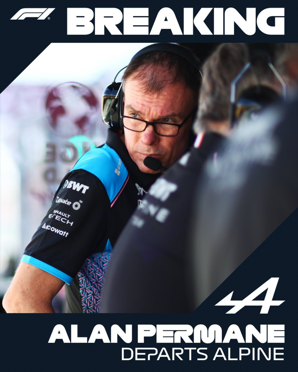 【f1】🚨 breaking:alpine车队官宣,领队奥特玛·萨夫纳和运动总监