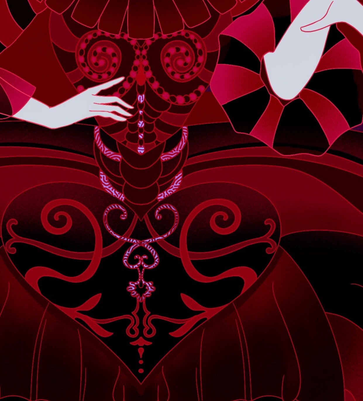 插画|爱丽丝梦游仙境海报 红桃皇后篇