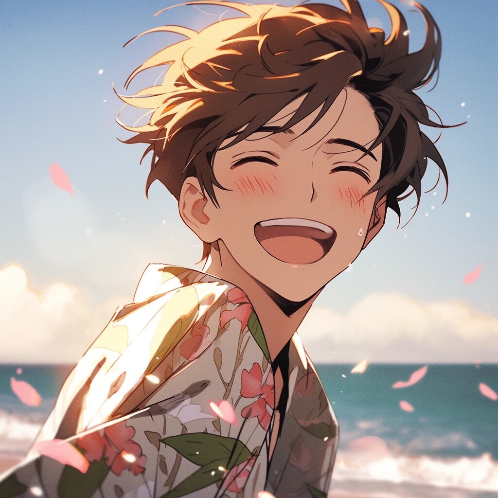 动漫男头|海边的治愈美少年      禁转载,接定制