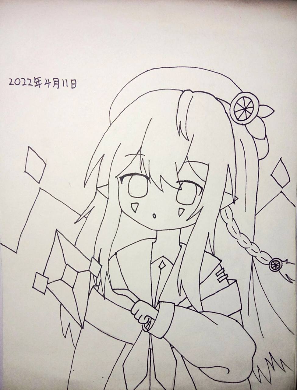 安莉洁绘画教程 ~可以试着画哟