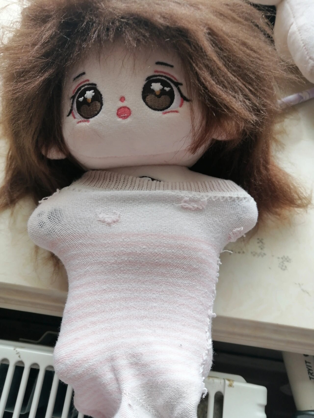 给棉花娃娃自制衣服