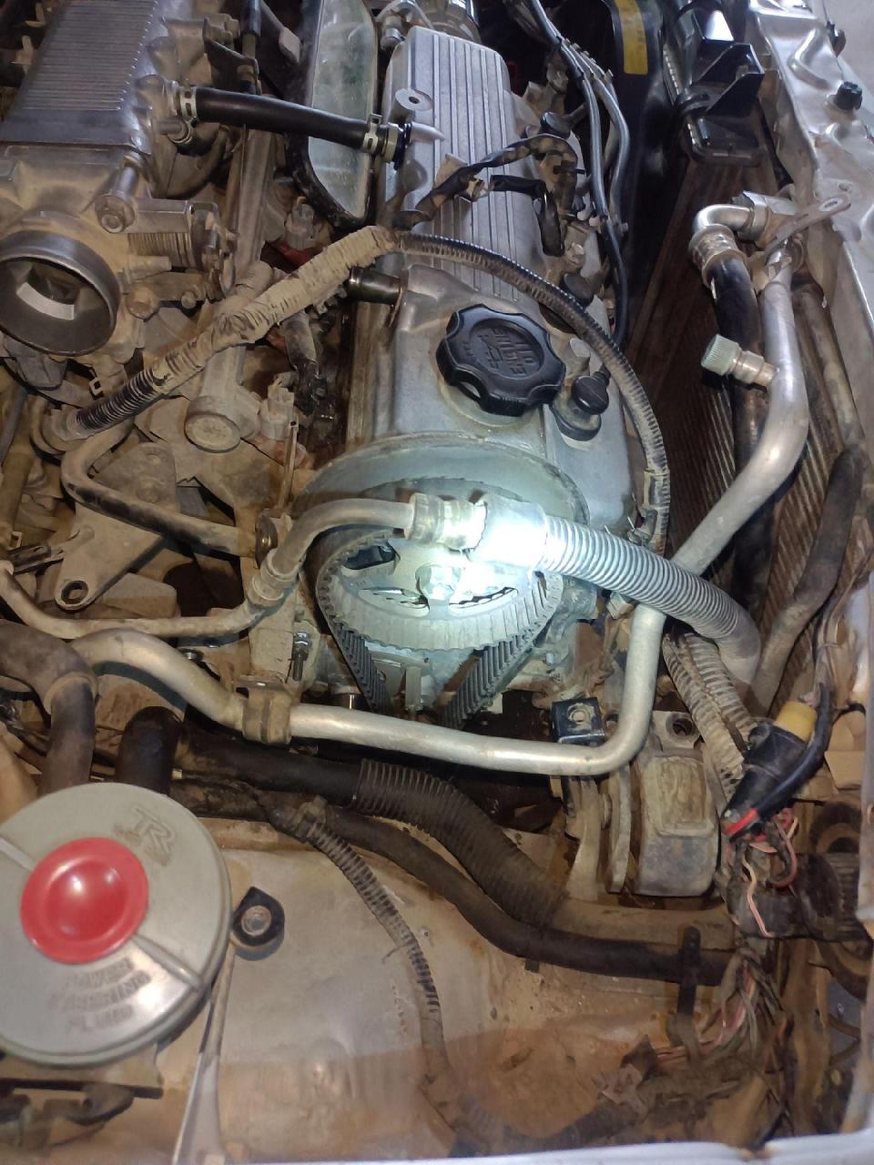 04铃木羚羊更换水泵对正时轻松拿捏 盘他