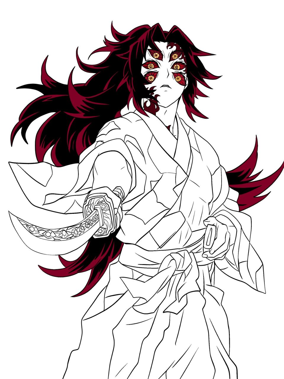 鬼灭之刃系列——上弦之一黑死牟 一人压制鬼杀队最强战力 继国缘一在