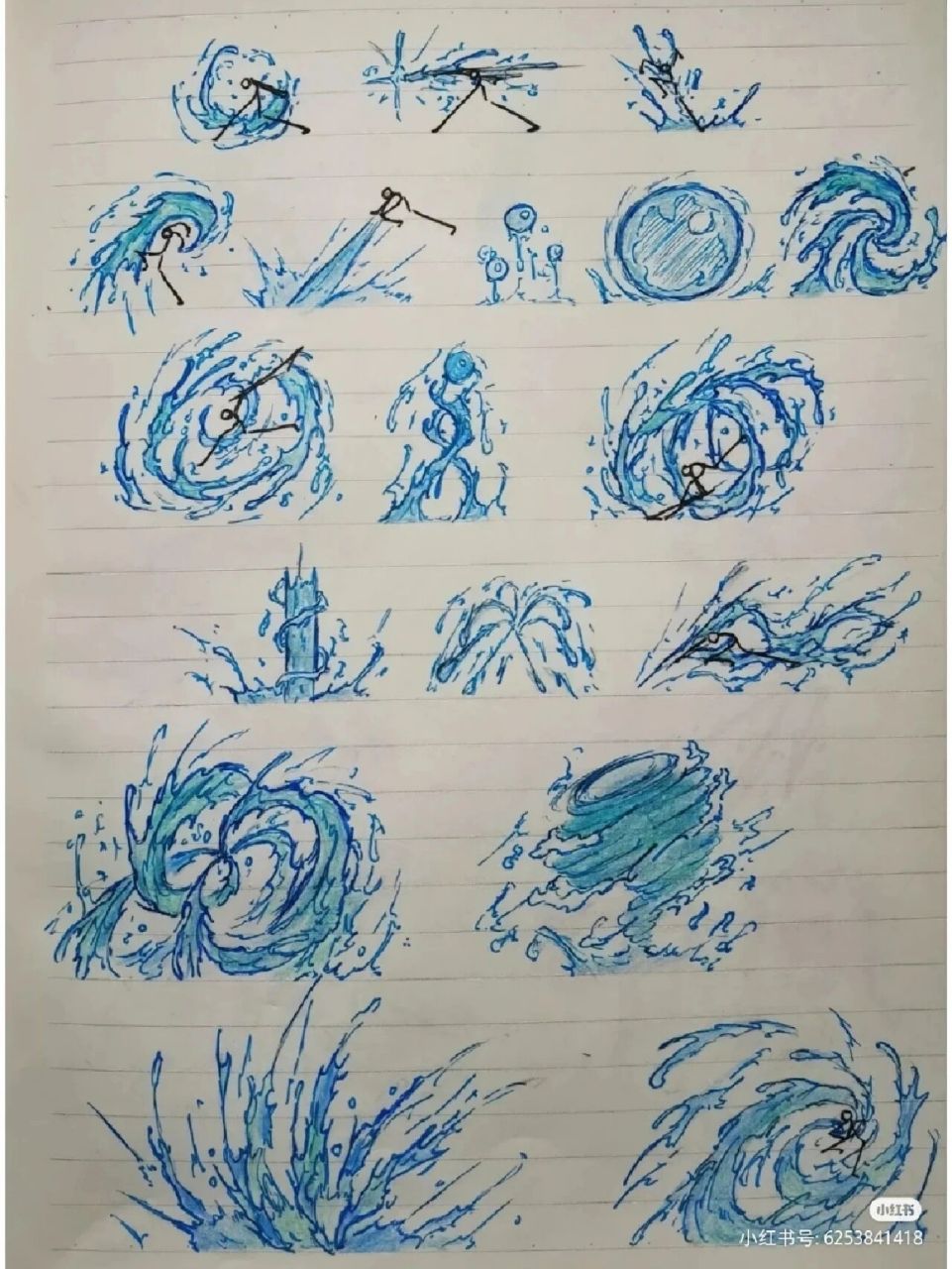 四大元素火柴人画法 四大元素火柴人画法