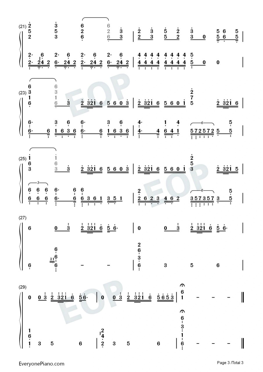 《原神》背景音乐简谱|【钟离】尘世闲游篇