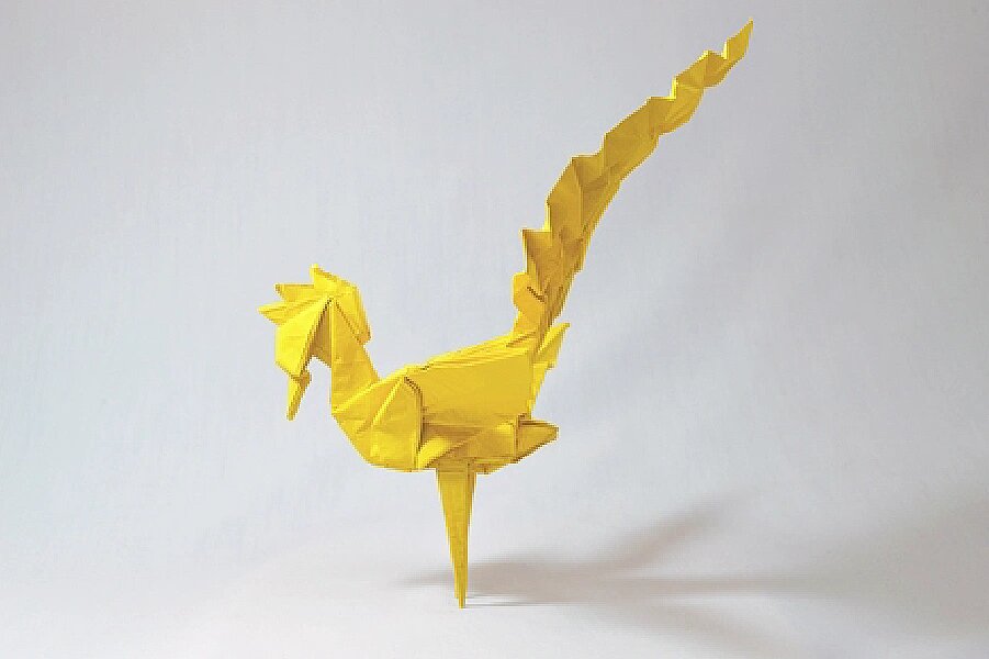 鸟类折纸系列02 |凤凰