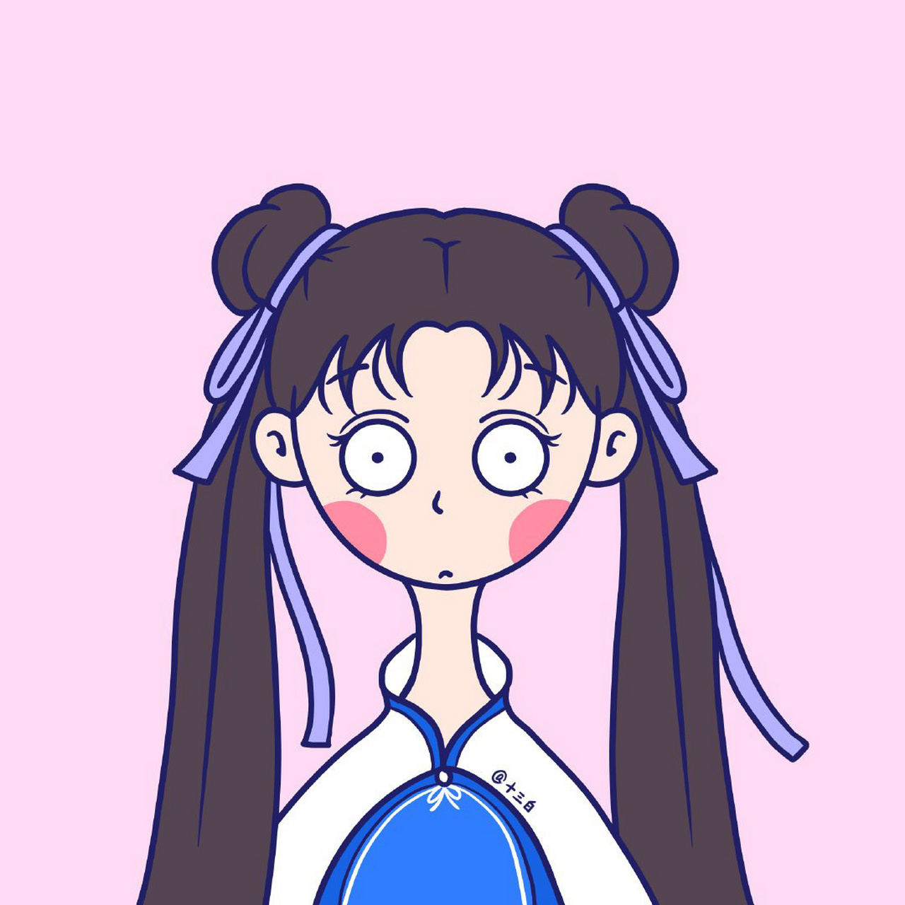 仙剑奇侠传98柔情版小头像#十三白插画