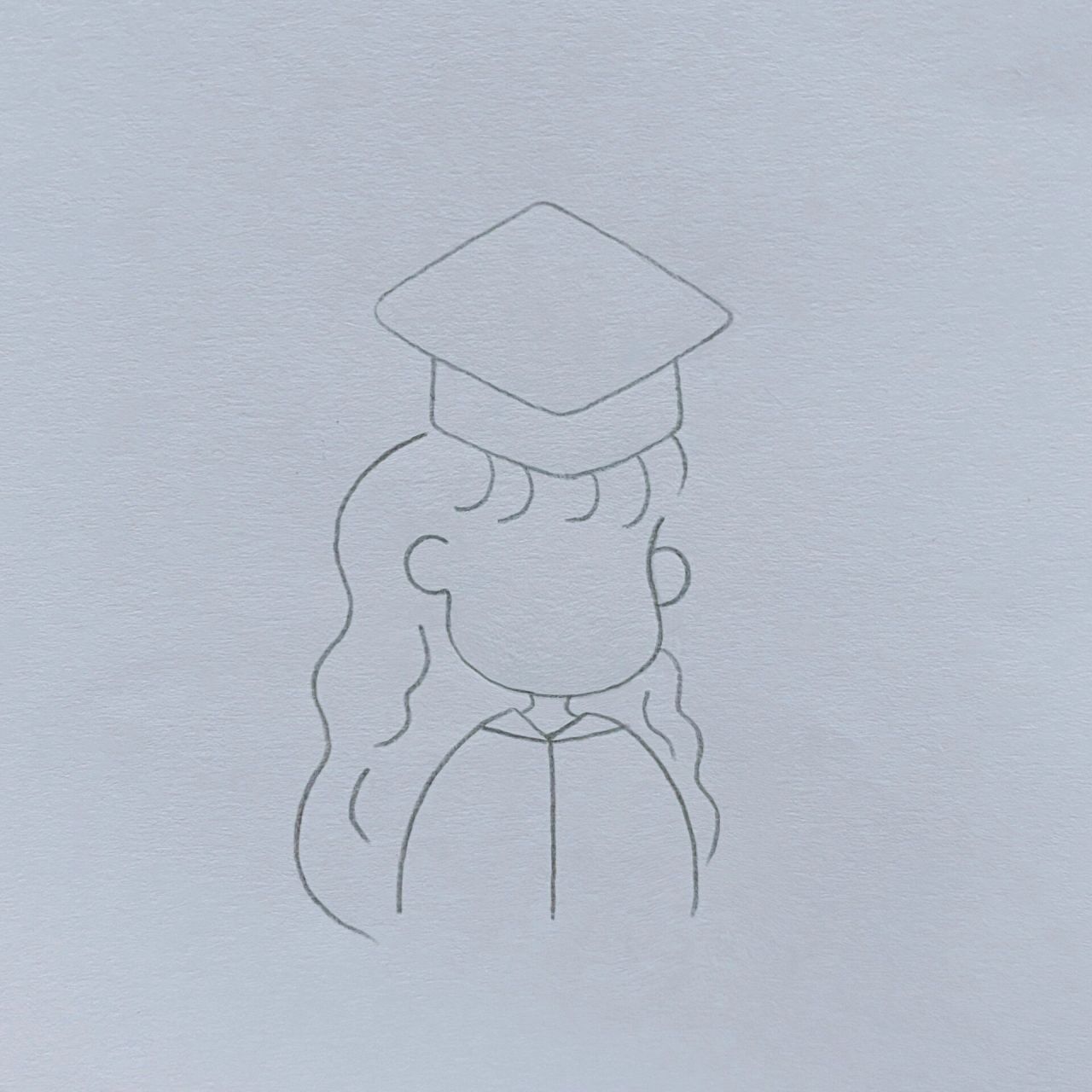 毕业快乐简笔画教程