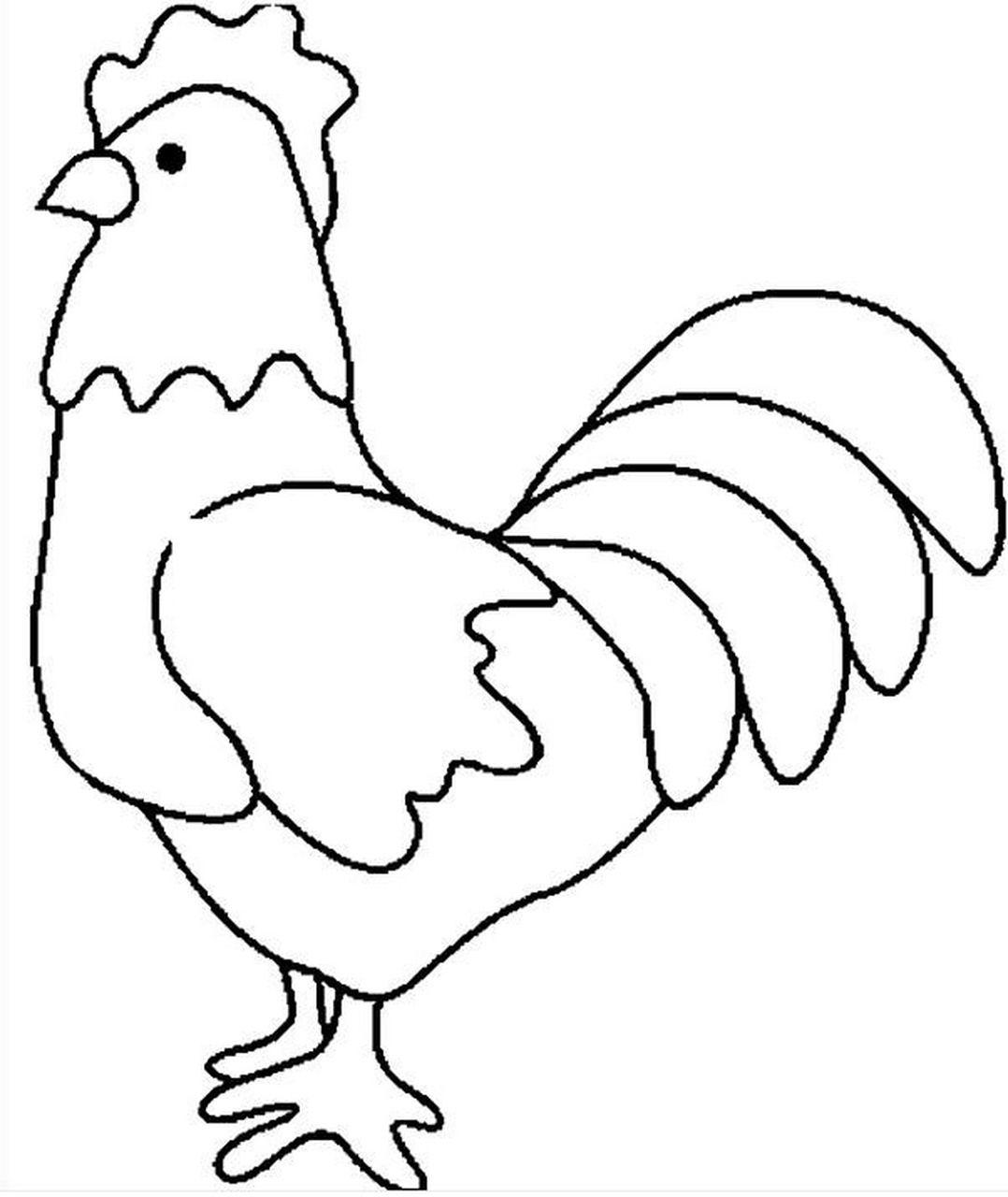 鸡 简笔画 素材 儿童美术 几何形状是个很好的元素哦,可以帮助我们