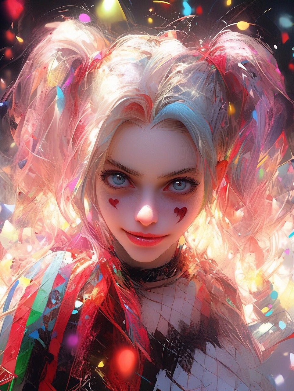 每日壁纸19|小丑女第一集|角色壁纸 在疯狂的阴影中我翩跹舞,我是小丑