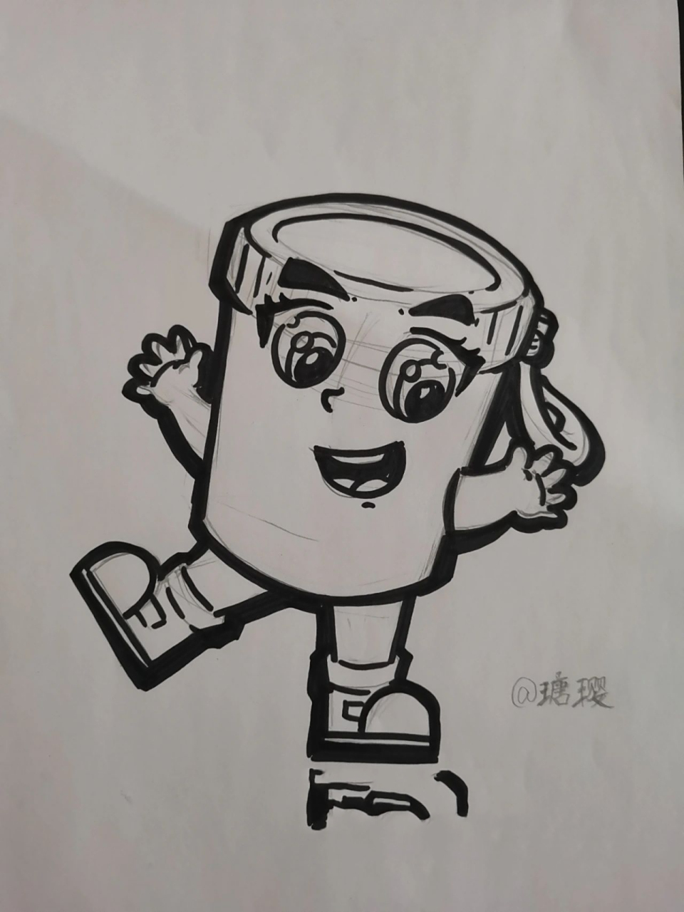 儿童拟人简笔画|水杯        可爱的小水杯送给大家