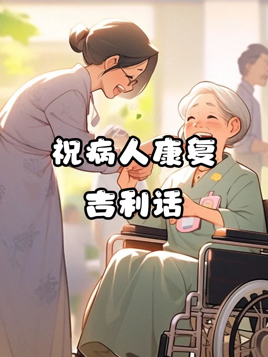 祝病人康复吉利话 早日康复,如同春日里的绿叶,充满生机
