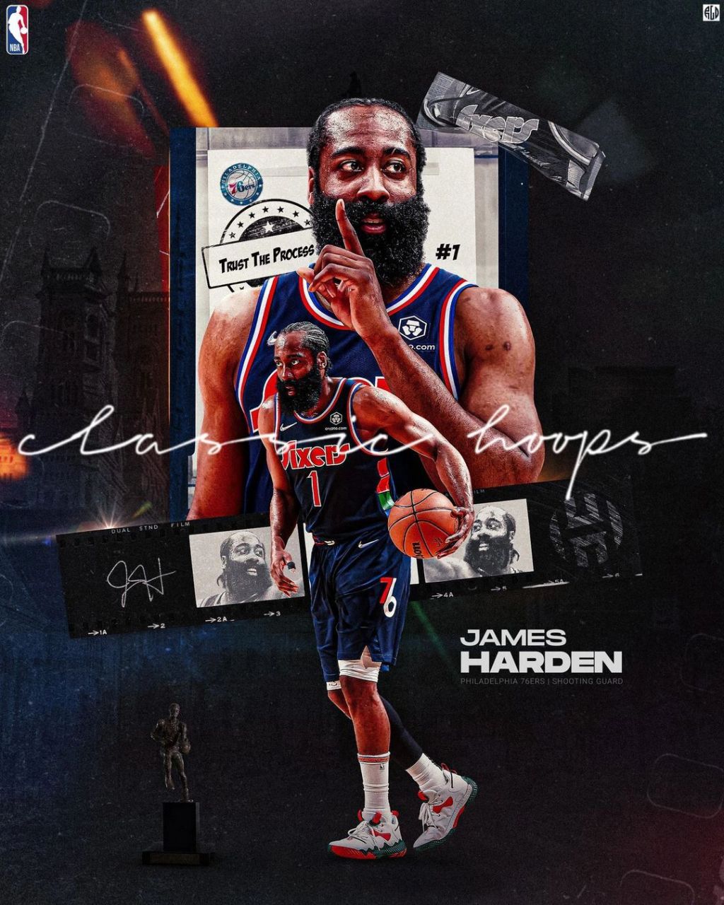 壁纸系列|詹姆斯哈登 有想要此类型壁纸的 评论区见