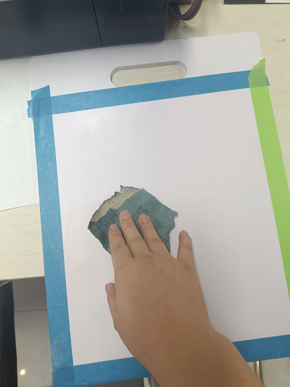 凯利摩尔纯色漆打样板现场制作笔记 这就是最近做的天花部分的纯色漆