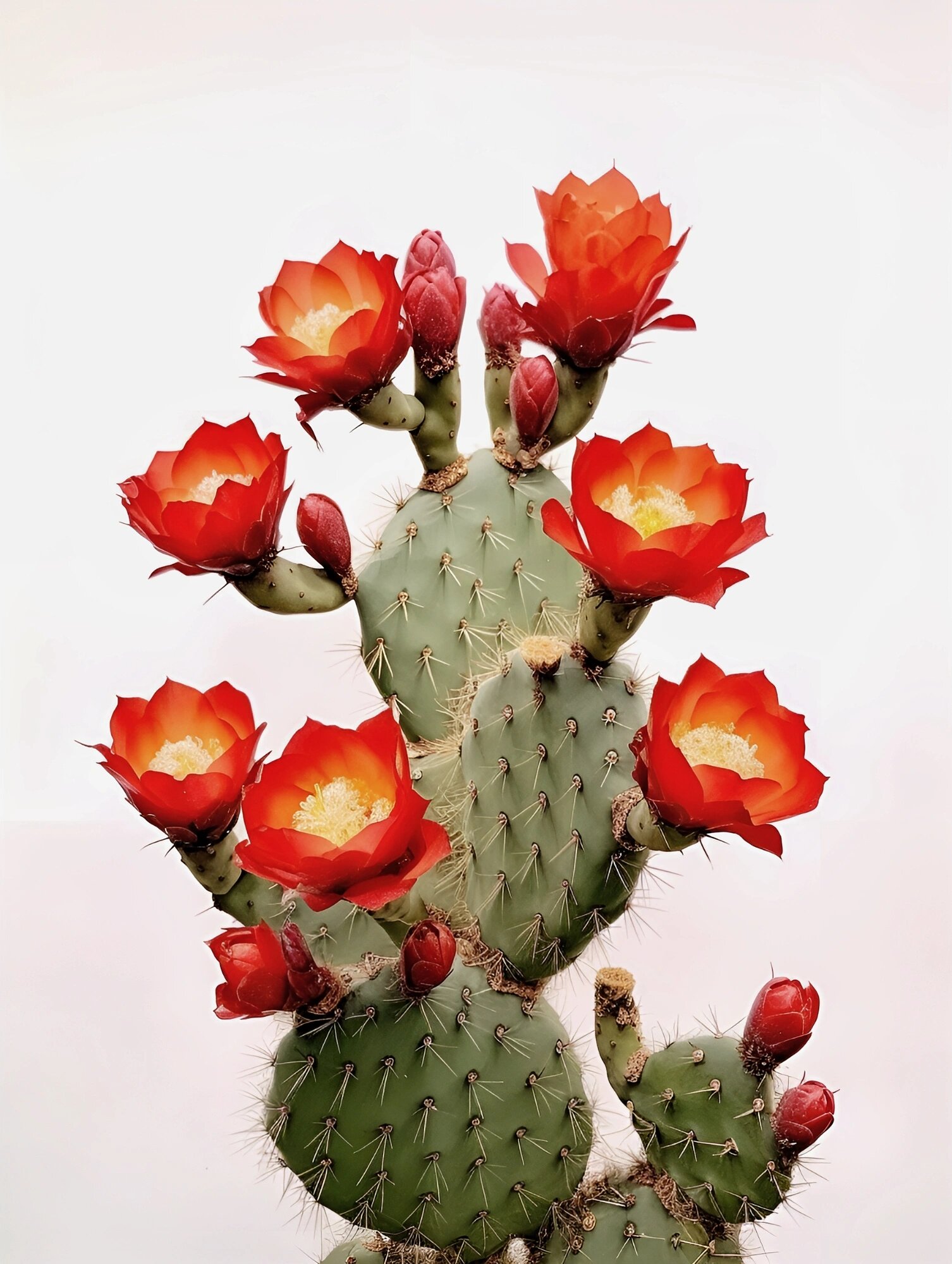 绘画素材//仙人掌开花(组图