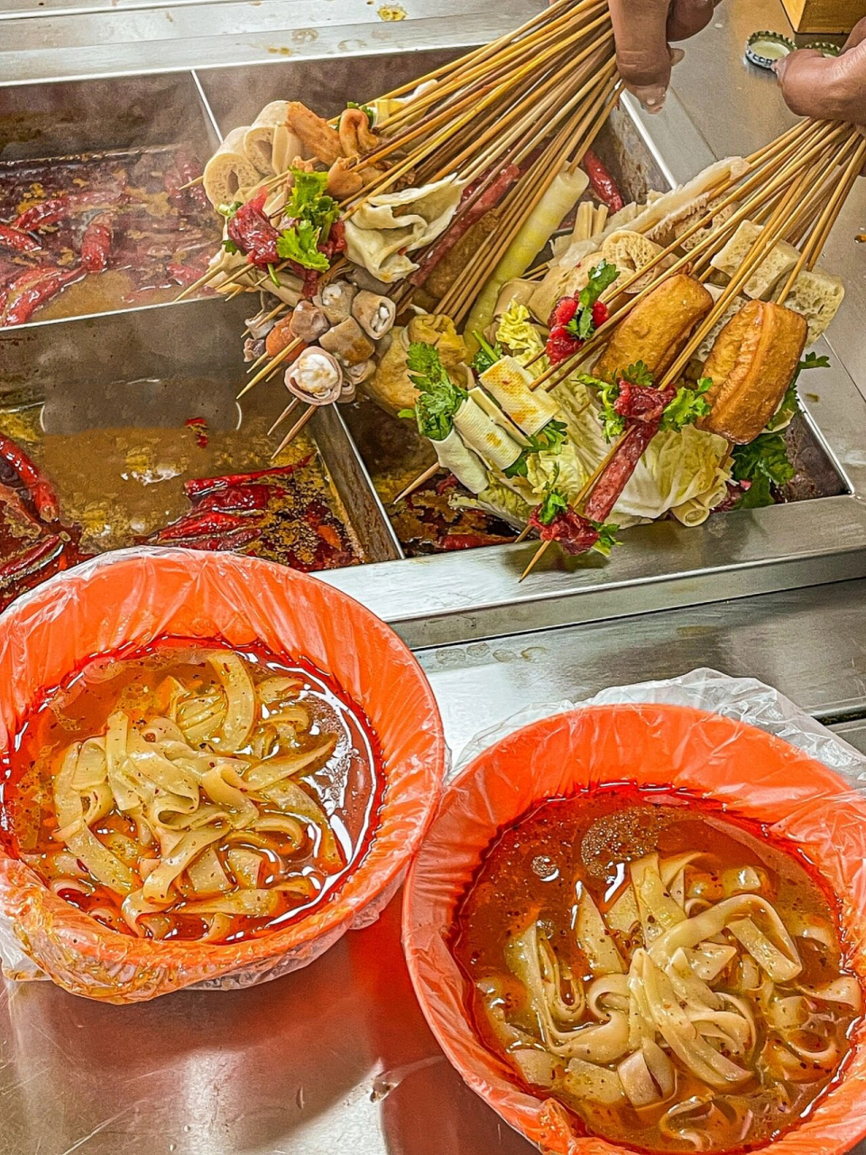 【春宇水煮串】 七台河特色麻辣宽面&水煮串!