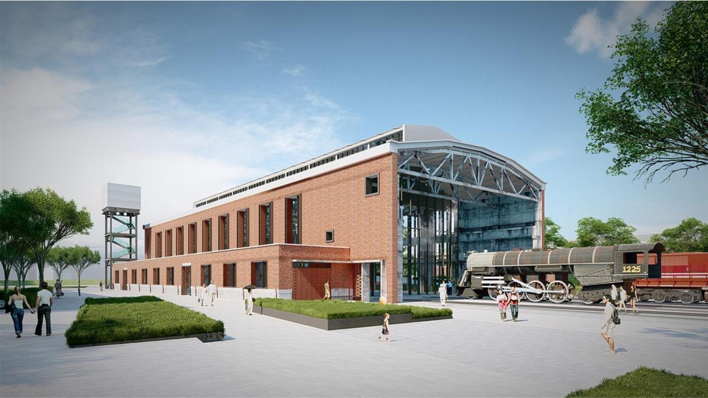 四美塘铁路遗址文化公园效果图