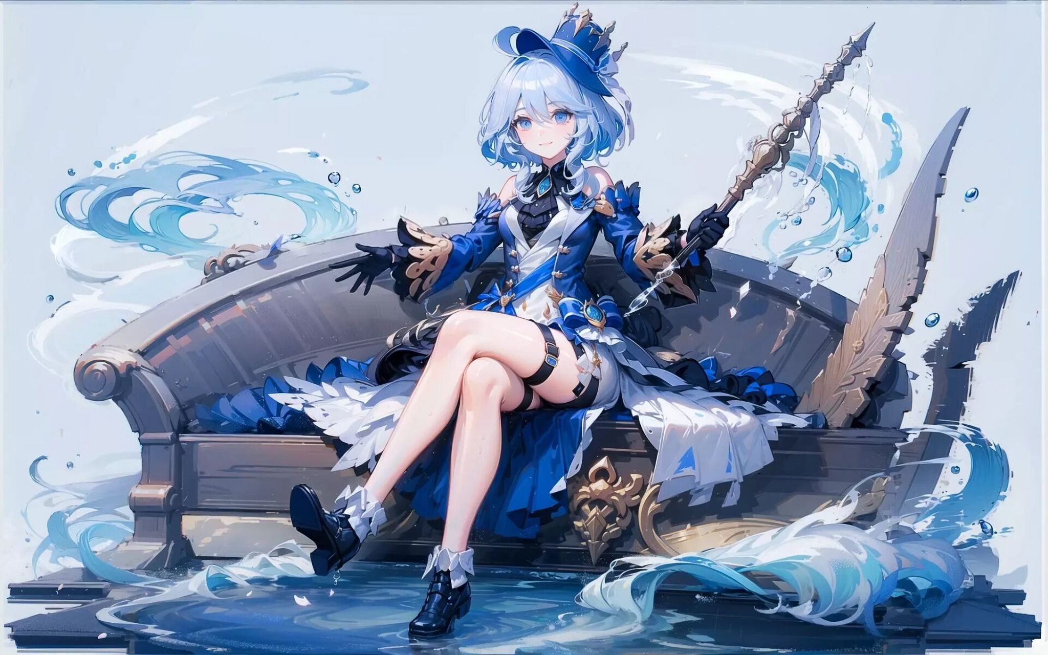 芙卡洛斯美图 希望周六前瞻报点枫丹的料吧,已经很想看到芙芙了