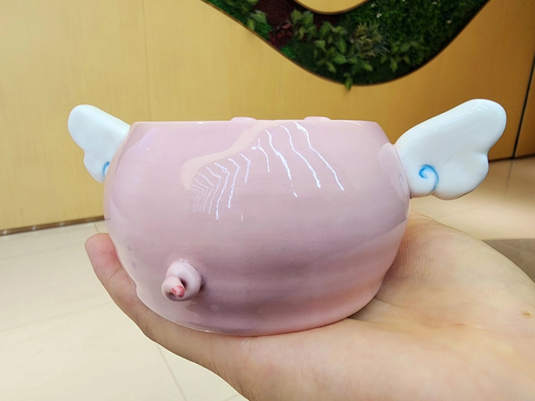 陶艺 家人们,又整活了,第一次做陶艺,可爱的小猪99