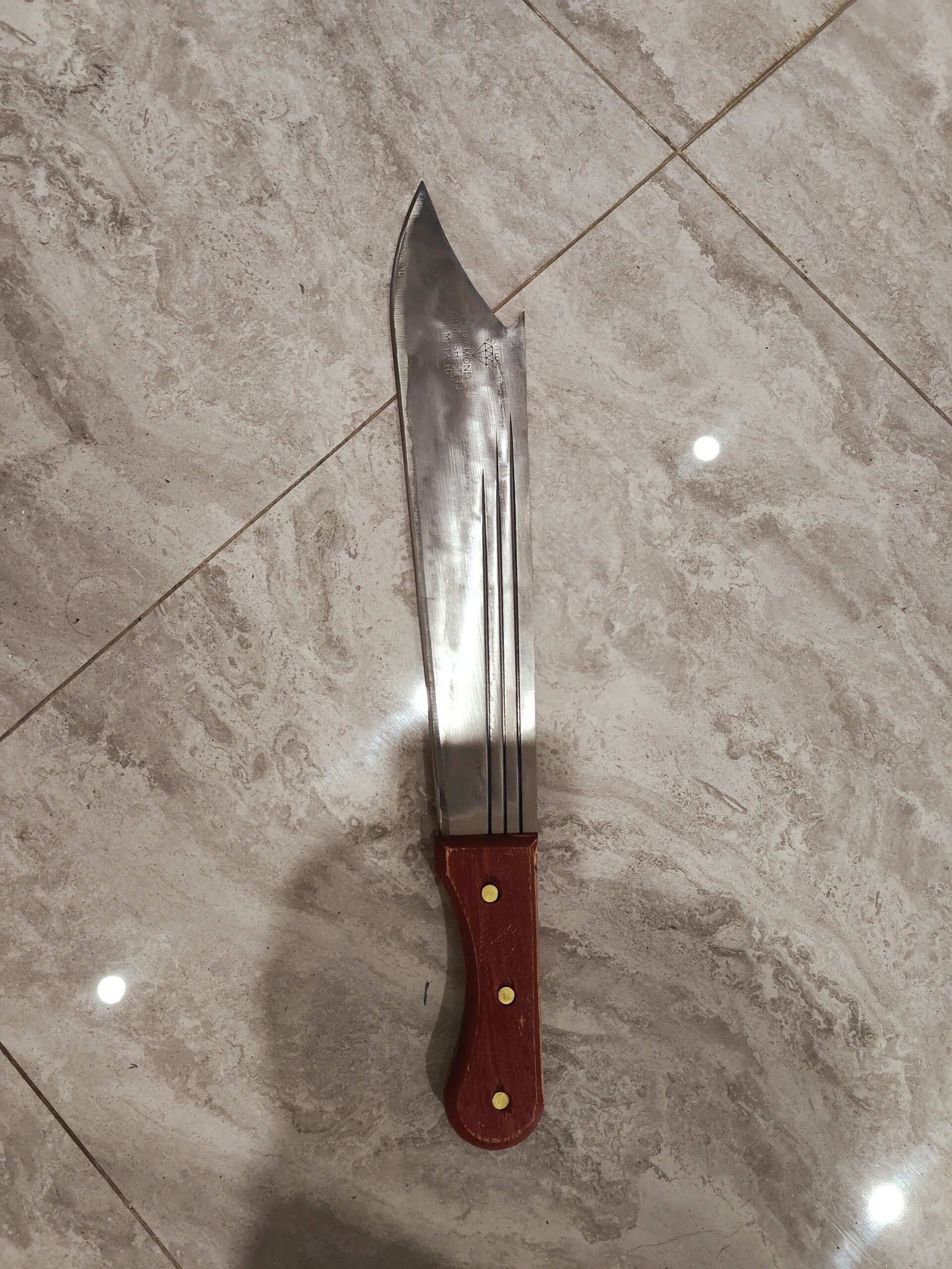 钻石96甘蔗刀大改造第二篇-中式邪典 96第二把钻石甘蔗刀,柳叶阔