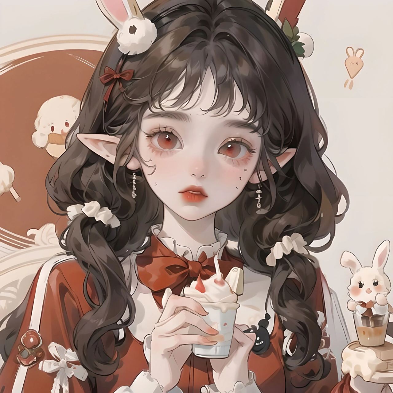 洛丽塔少女头像 #好看的女生头像# #闺蜜头像# #好看头像# #动漫女生