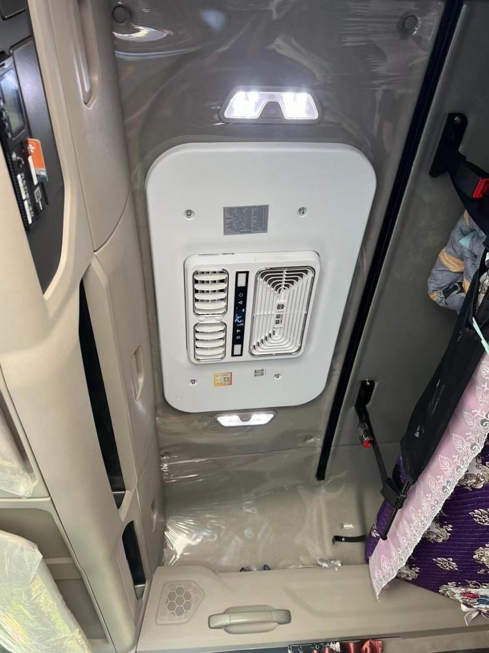 驻车空调 中国重型卡车 重汽max安装麟酷s45,搞定