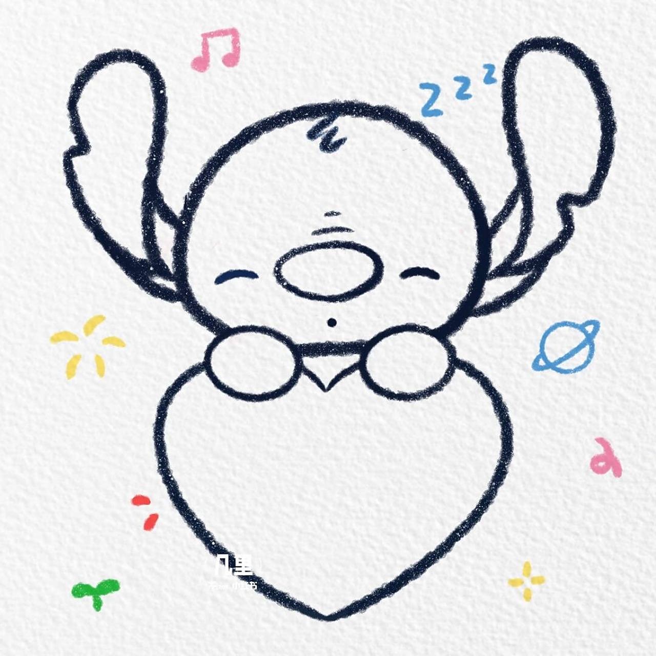 简笔画|【史迪仔】(附过程) 93 93 93 【用具】 44procreate