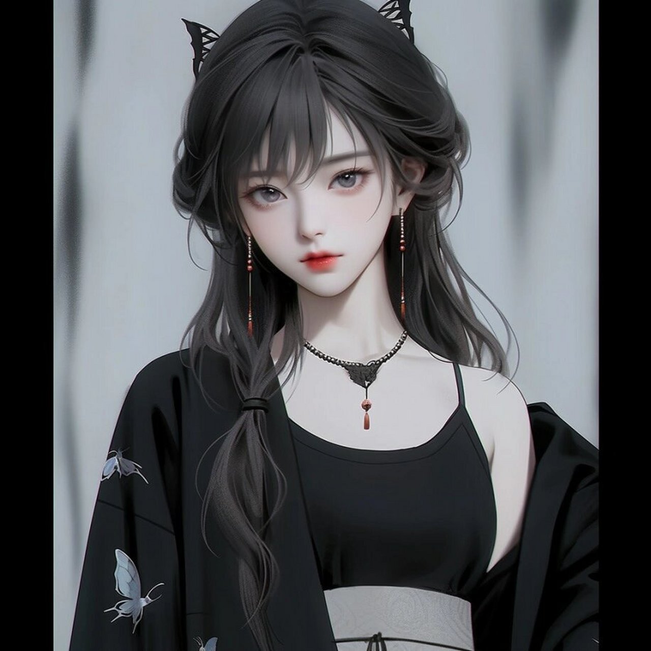 暗黑系女生酷飒头像|生人勿近 你是恶魔且为我所用