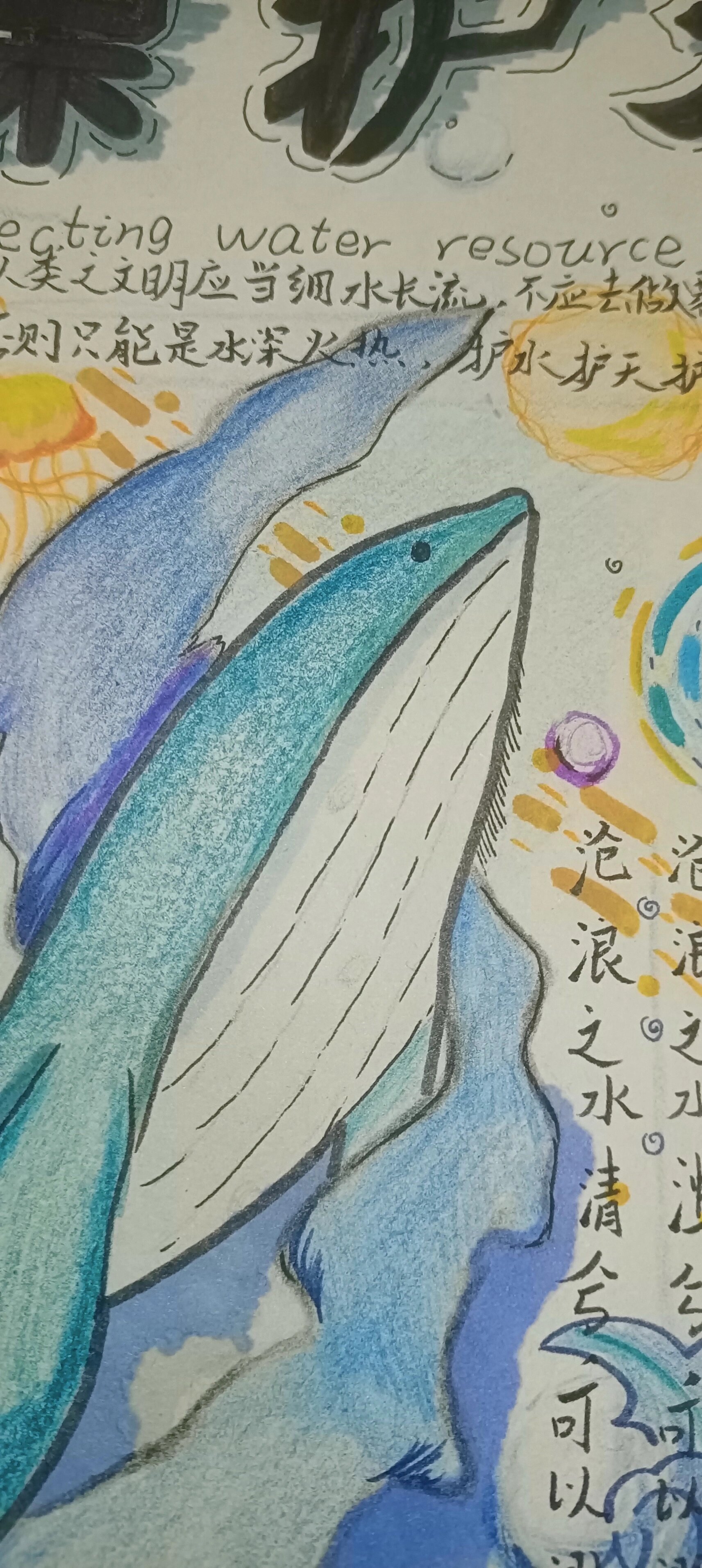 "保护水资源"手抄报