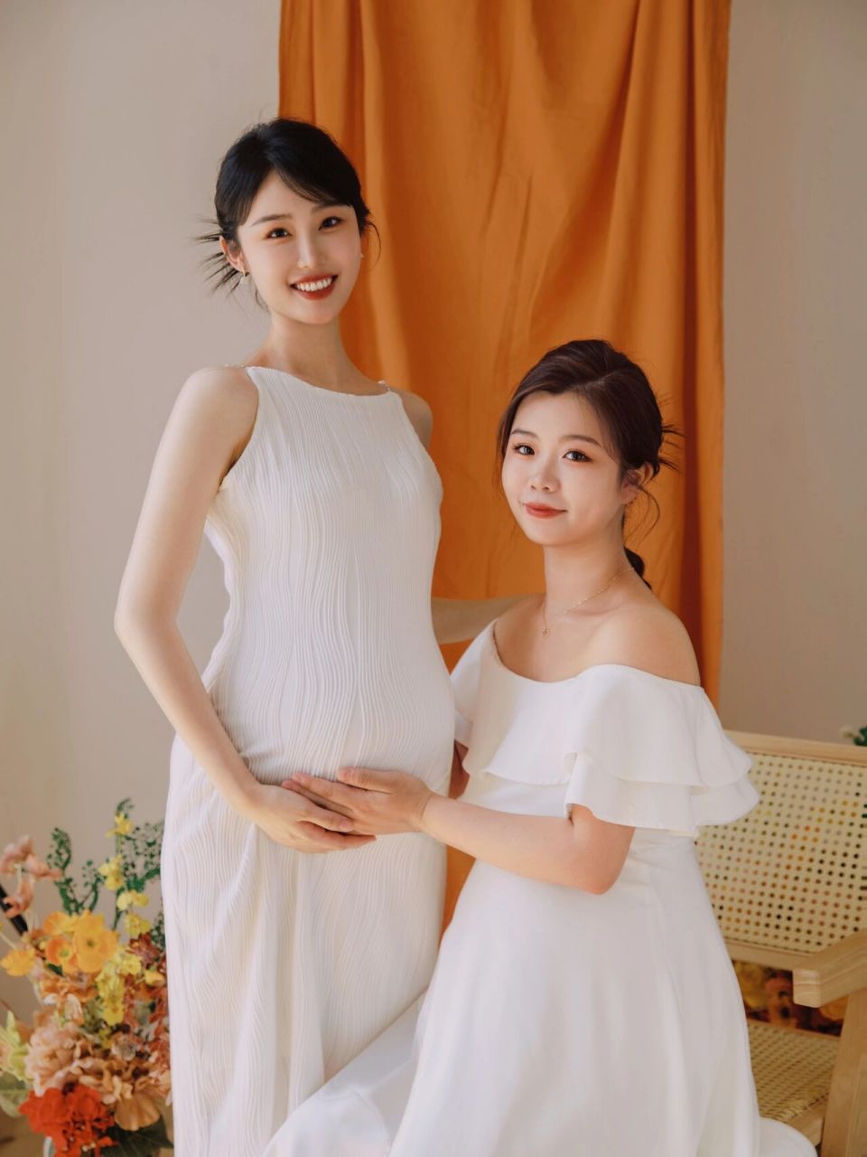 纪念难得的大肚子时光[大笑] #孕妇照# #最美孕妇照# #闺蜜孕妇照