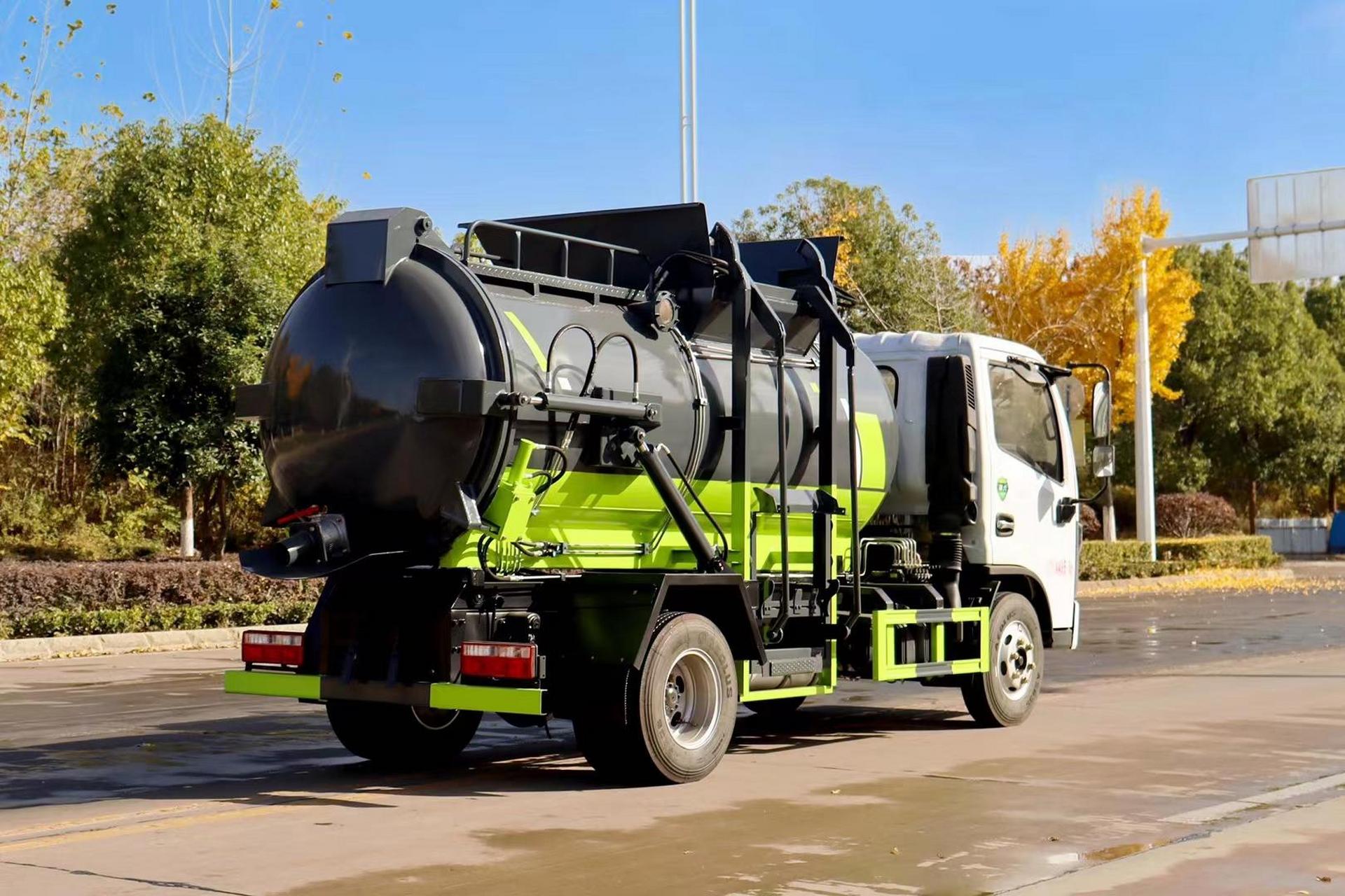 程力牌餐厨垃圾转运车,东风多利卡d6,国六,3308轴距,全柴136马力,容积