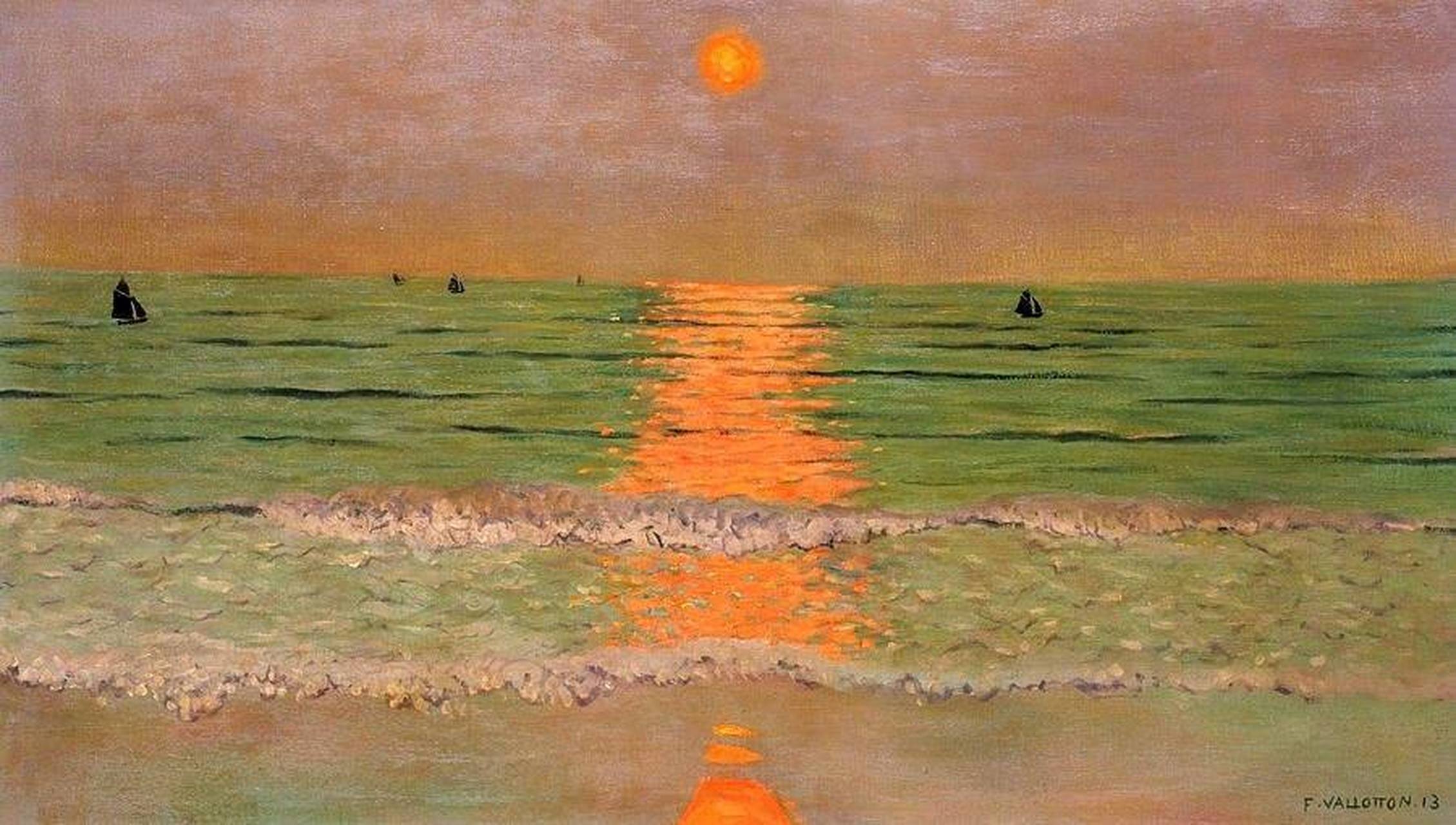 (by塔拉·韦斯特弗)   晚安,各位.#新周刊早晚安#图/félix vallotton