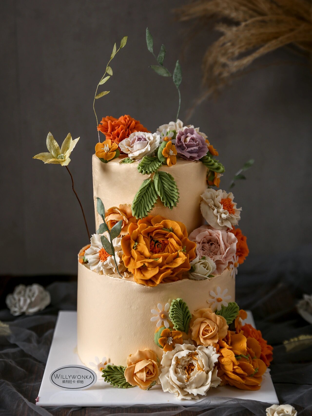 【款式合集】精致少女系丨复古双层奶油蛋糕