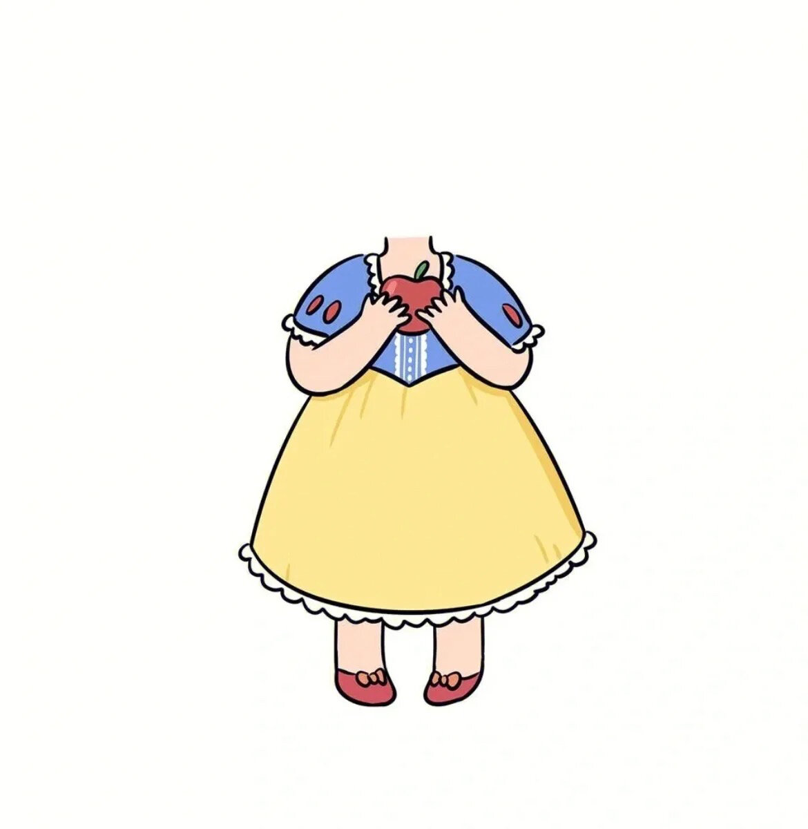 公主大头贴纸 抠图素材分享