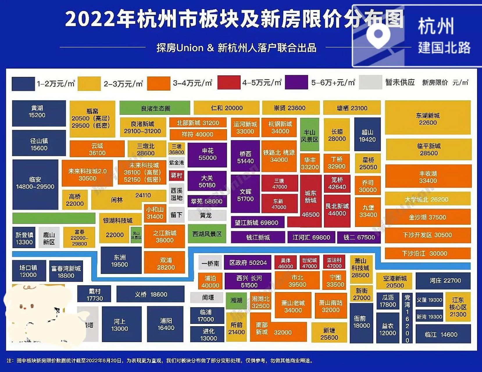 杭州房产板块划分图片