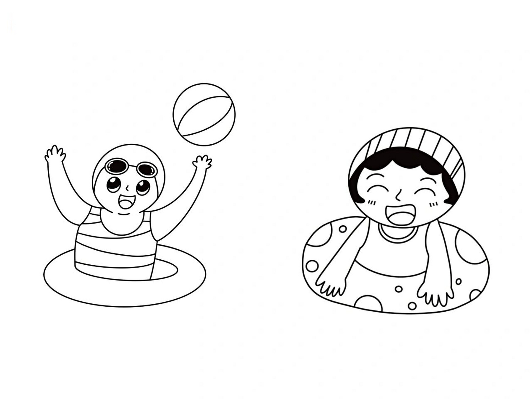 27】游泳人物动作素材 今日分享简笔画:96游泳人物动作素材 简笔画