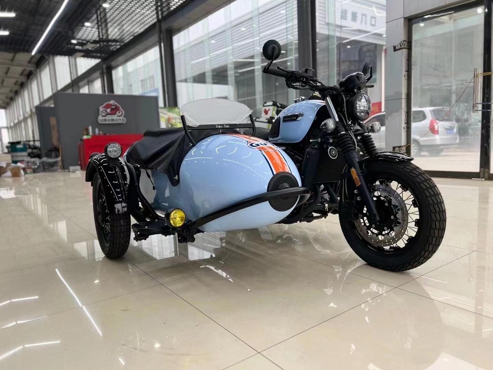 挎子,偏三轮,侧三轮,挎斗摩托车,啵啵400侉子,bobber400跨子,边三轮