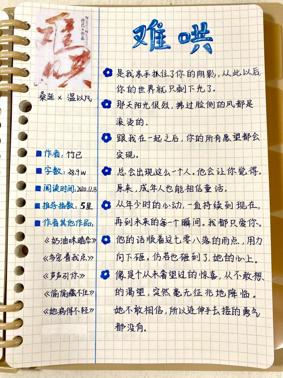 读书笔记#15 | 难哄 读书笔记 | 手帐★ | 2021年8月 94是我亲手