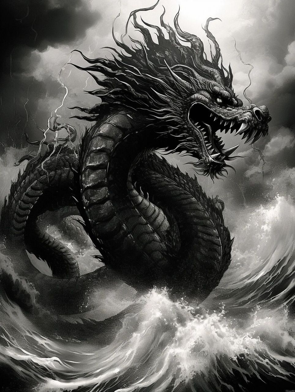 黑蛟化龙一飞冲天