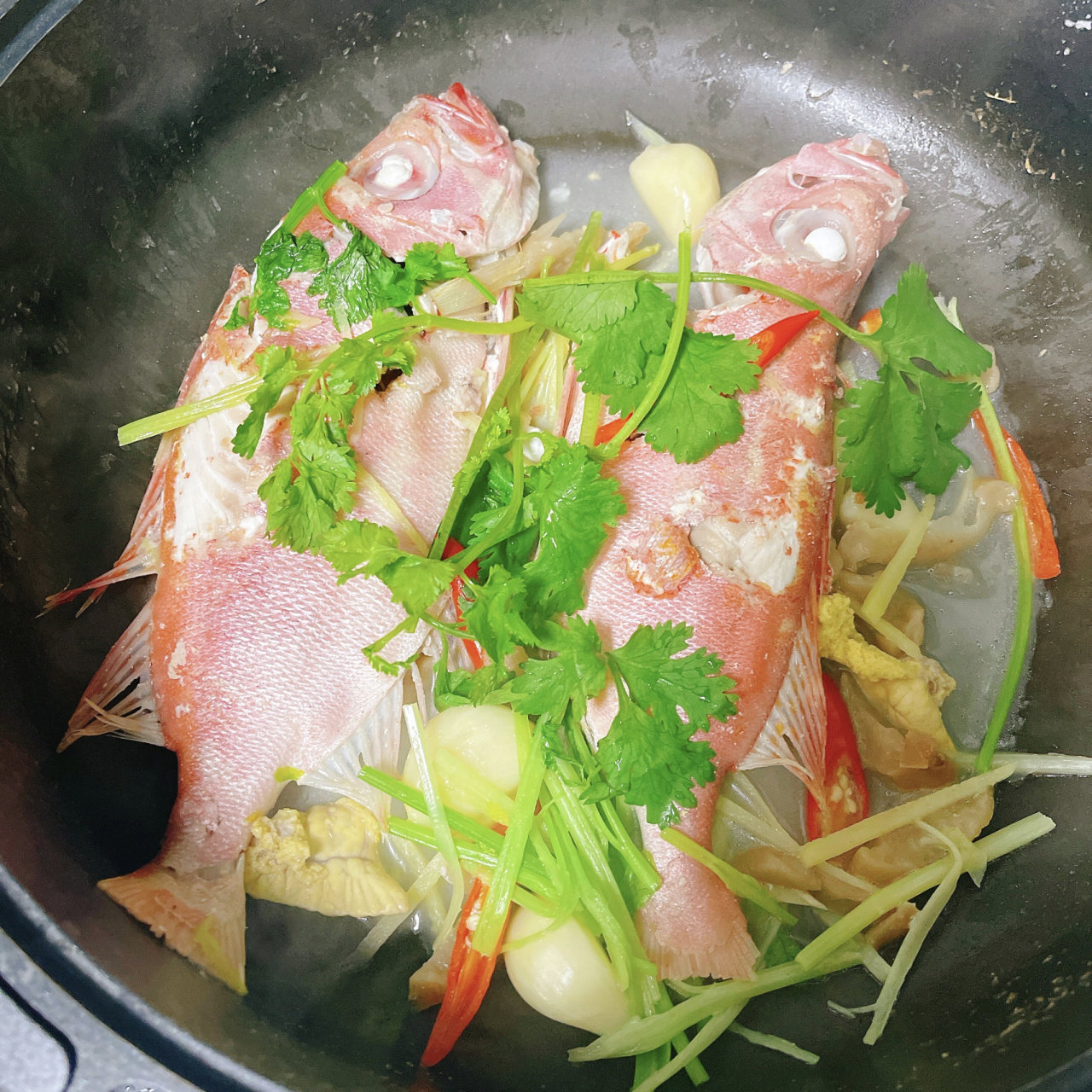 潮汕红目鲢鱼简单做法步骤 来个潮汕红目鲢鱼简单煮法,甘甜新鲜好吃